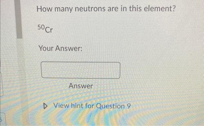 how do you find the amount of neutrons an element has