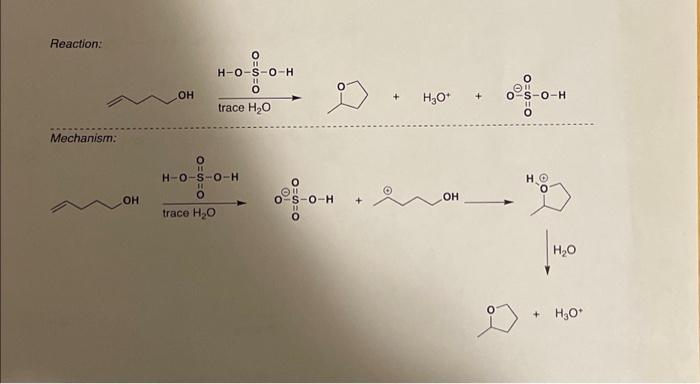 Solved Reaction: Mechanism: | Chegg.com