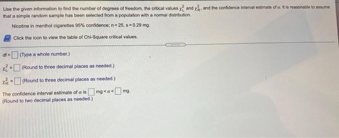 Solved Use the given information to find the number of | Chegg.com