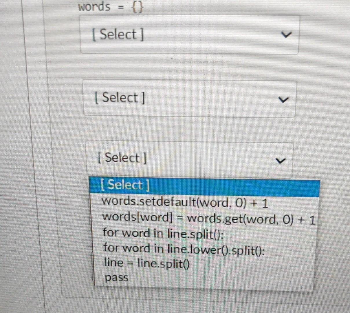 Solved Implement the following function by selecting lines | Chegg.com