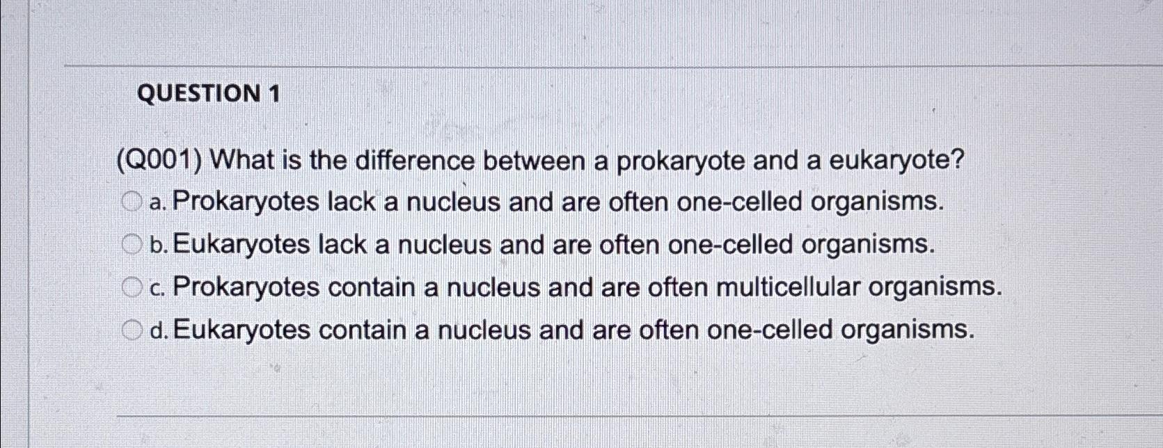 Solved QUESTION 1(Q001) ﻿What is the difference between a | Chegg.com