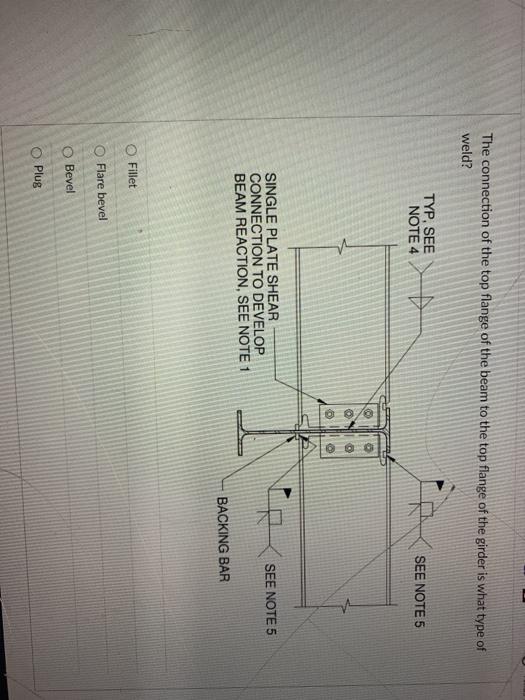 Solved The connection of the top flange of the beam to the | Chegg.com