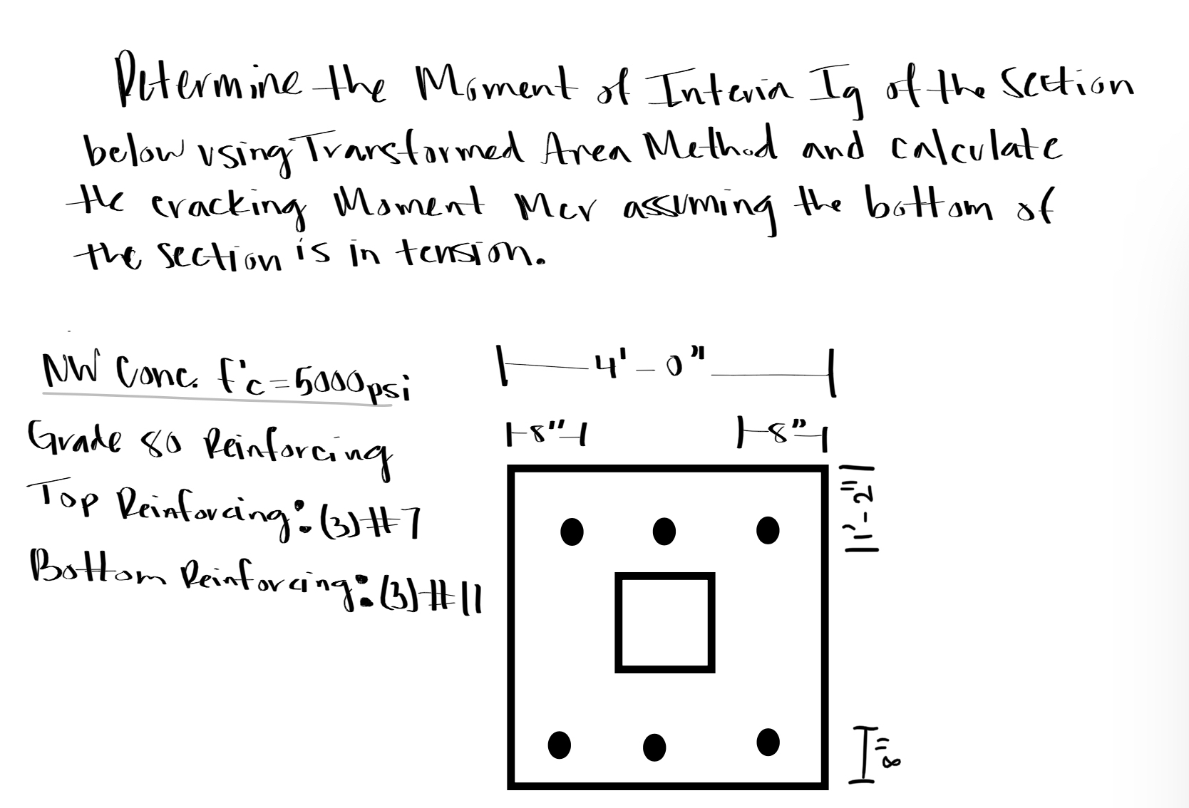 Solved Determine the Moment of Interia Ig of the Section | Chegg.com