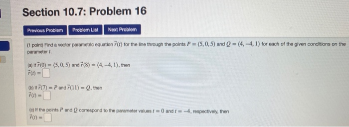 Solved Section 10.7: Problem 7 Previous Problem Problem List | Chegg.com