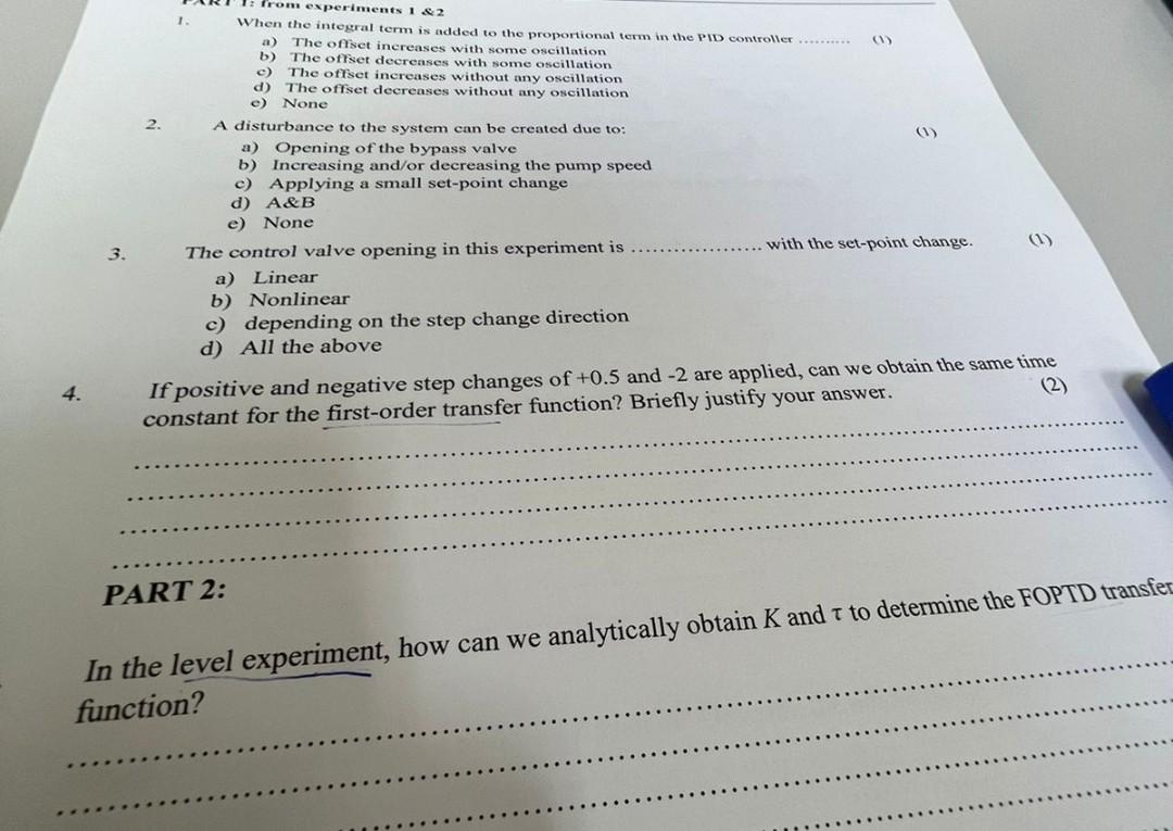 Solved dded to the propartion a) The offiset increases with | Chegg.com