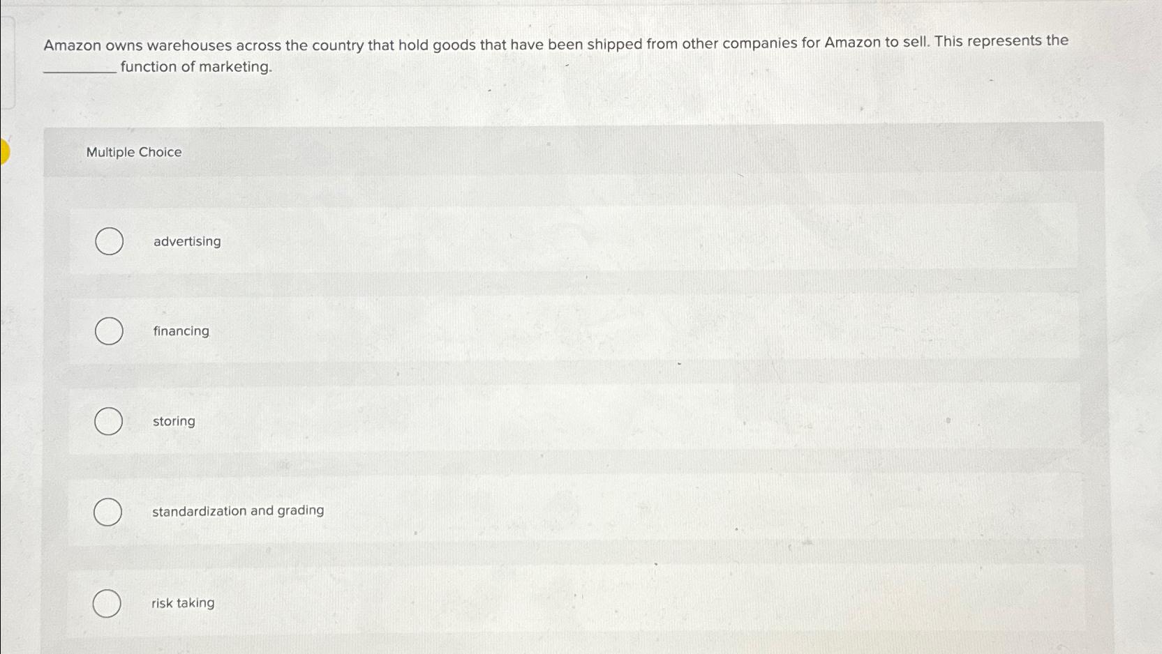 Solved Amazon owns warehouses across the country that hold