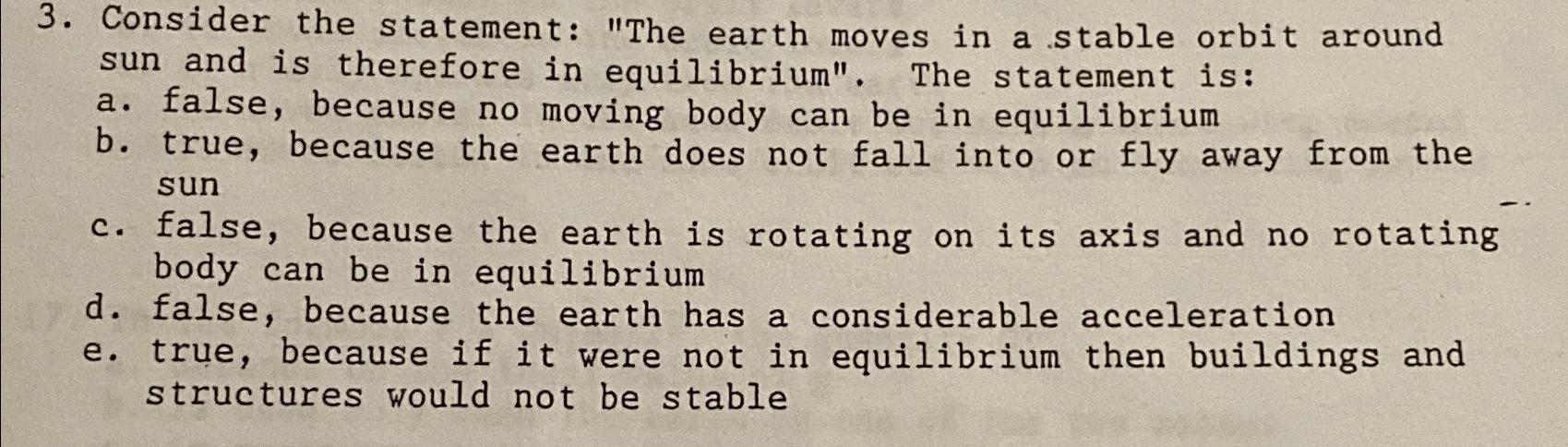 Solved Consider the statement: 