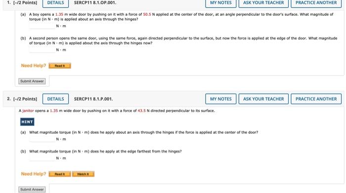Solved I really need help with both of these. would you | Chegg.com