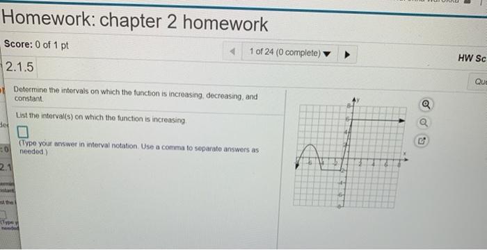 Solved Homework: chapter 2 homework Score: 0 of 1 pt 1 of 24 | Chegg.com