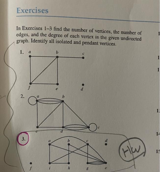 Solved Exercises In Exercises 1-3 Find The Number Of | Chegg.com