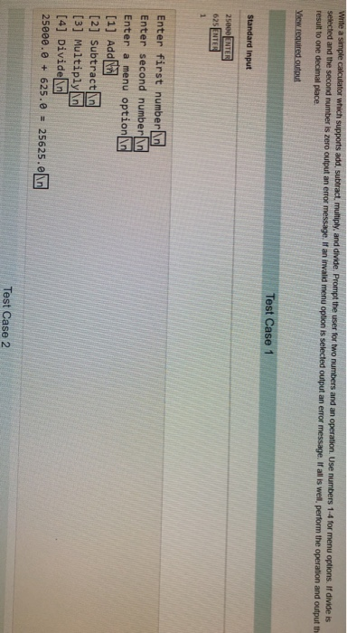 Solved Write a simple calculator which supports add, | Chegg.com
