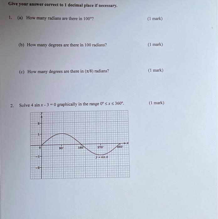 Solved Give your answer correct to 1 decimal place if | Chegg.com