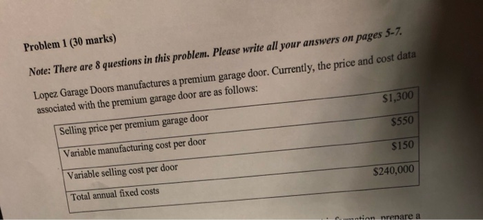 Solved Problem 1 30 Marks Note There Are 8 Questions I