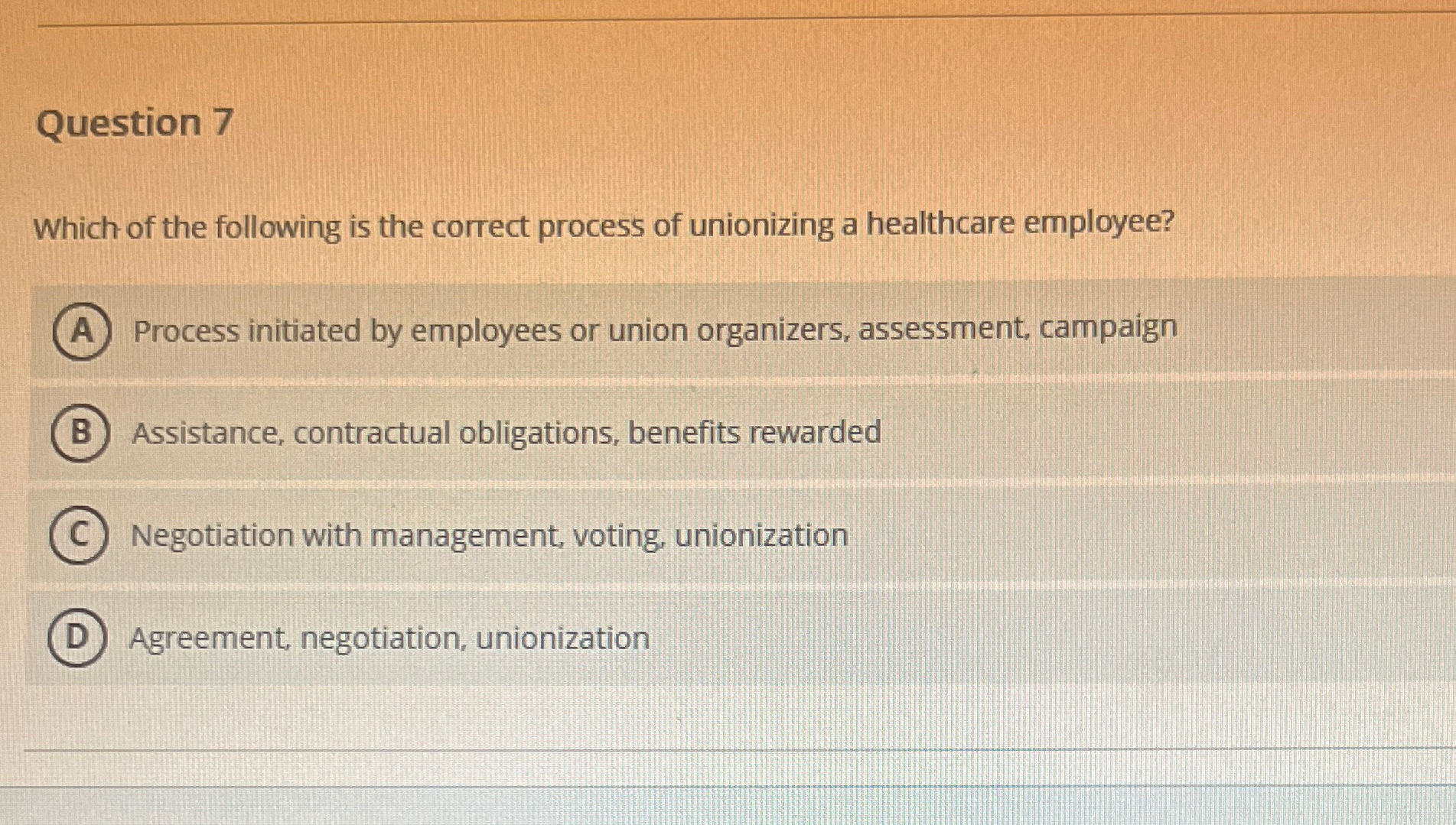 Solved Question 7Which of the following is the correct | Chegg.com