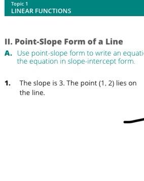 Solved A. Use point-slope form to write an equati the | Chegg.com