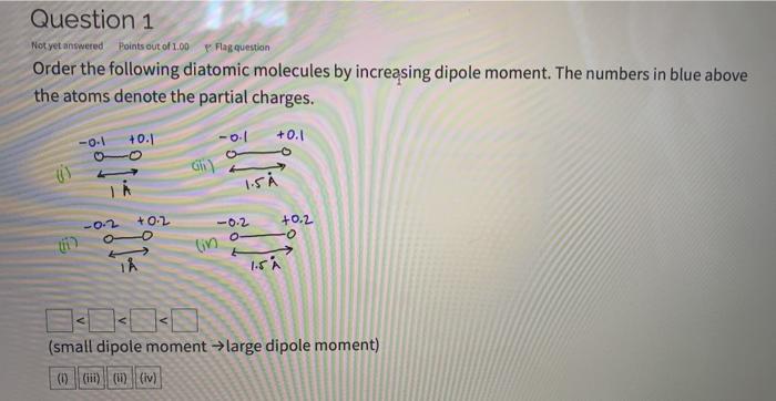 Solved Imagine 1000 unique diatomic molecules are allowed to