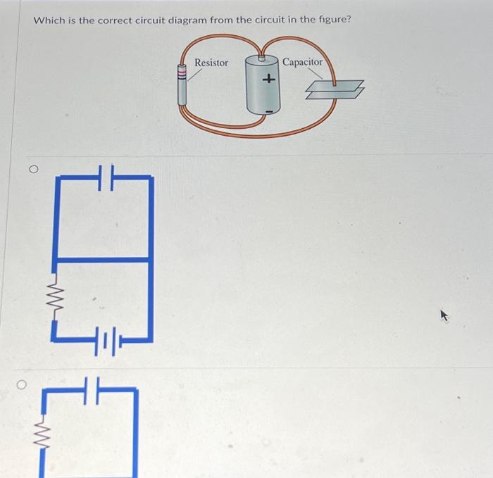 Solved Which is the correct circuit diagram from the circuit | Chegg.com