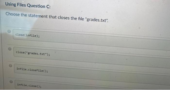 Solved Graphical User Interface (GUI) Question D: Choose the | Chegg.com
