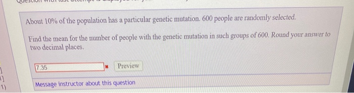 Solved About 10% of the population has a particular genetic | Chegg.com