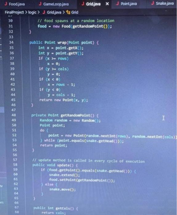 Solved copy and paste the java code accordingly and make a | Chegg.com