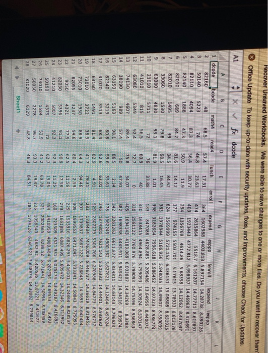 Solved 1. Computer Exercise C3 For this exercise you will be | Chegg.com