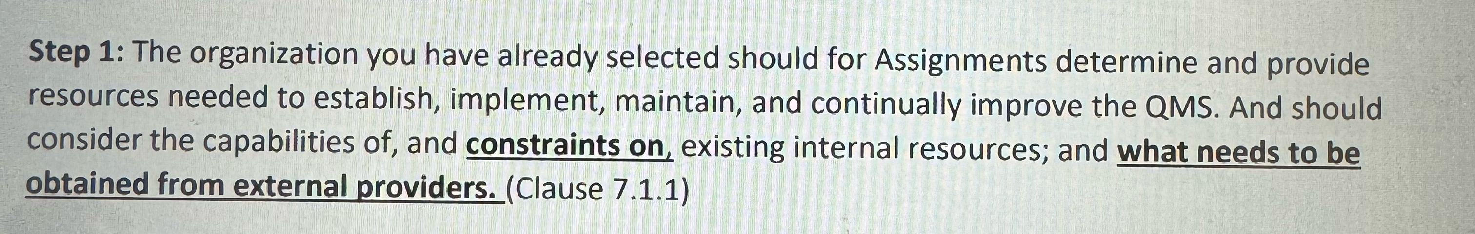 Solved Step 1: The organization you have already selected | Chegg.com