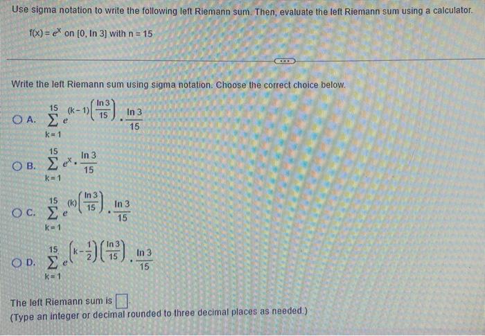 Solved Use sigma notation to write the following left | Chegg.com