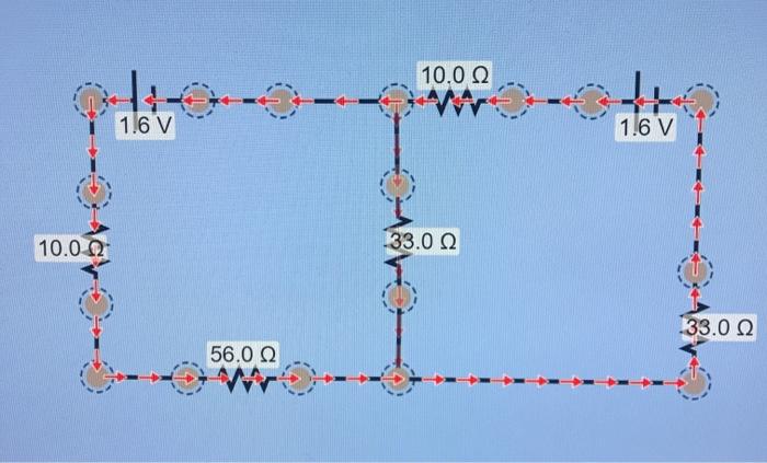 Solved find the current through and voltage drop across each | Chegg.com