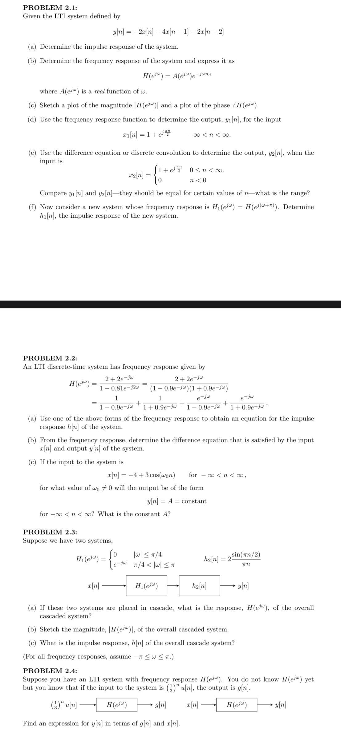 solved-problem-2-1-given-the-lti-system-defined-chegg