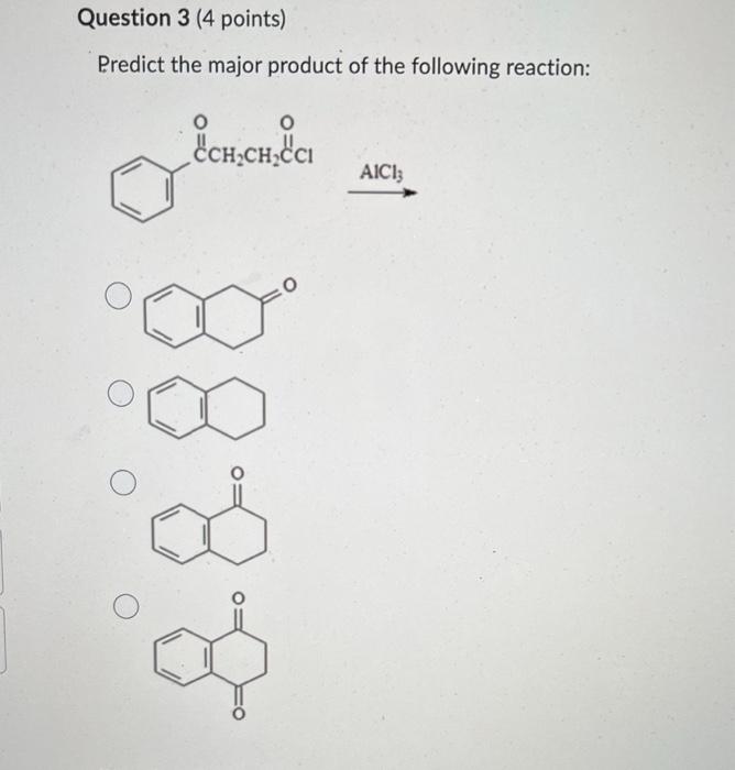 Solved Predict The Major Product Of The Following Reaction: | Chegg.com