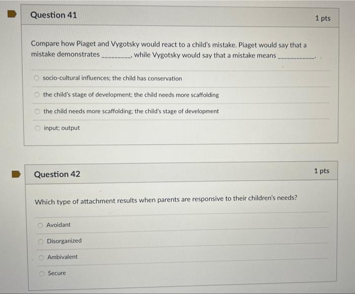 Solved According to Bowlby the describes a child s Chegg