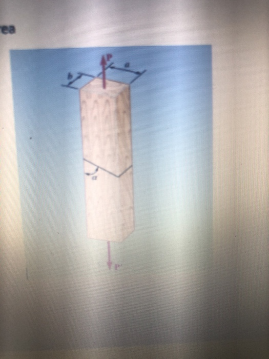 Solved Two pieces of wood glued together as shown. The two