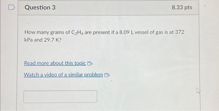 Solved How many grams of CO2 are present if a 0.1 L vessel Chegg