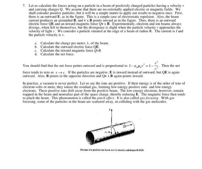 Solved 7. Let Us Calculate The Forces Acting On A Particle | Chegg.com