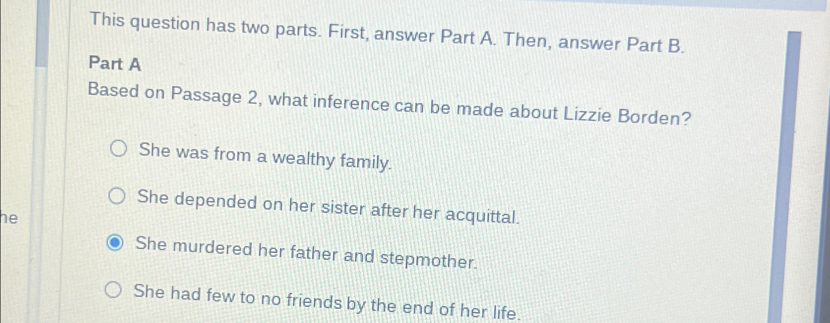 Solved This Question Has Two Parts. First, Answer Part A. | Chegg.com