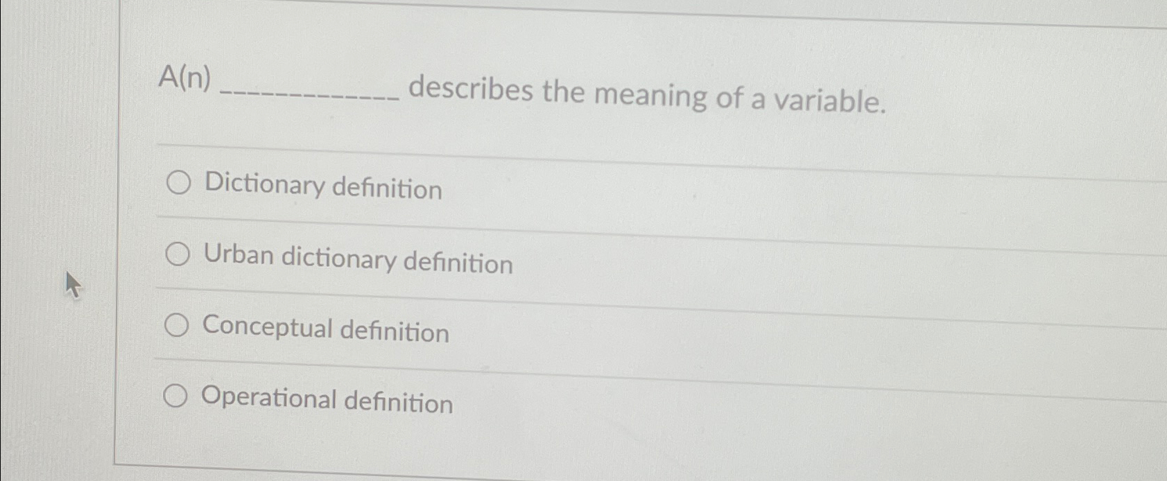 solved-a-n-describes-the-meaning-of-a-variable-dictionary-chegg