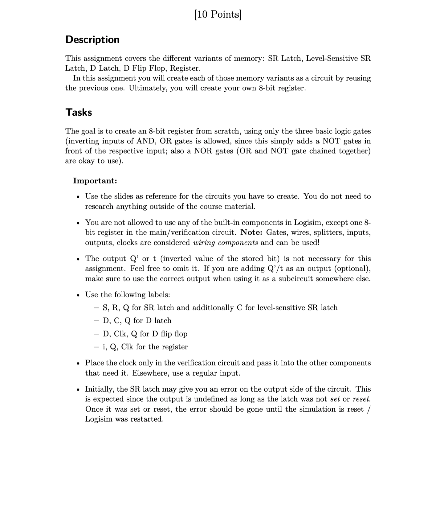 Solved please make logisim circuits just like the example | Chegg.com