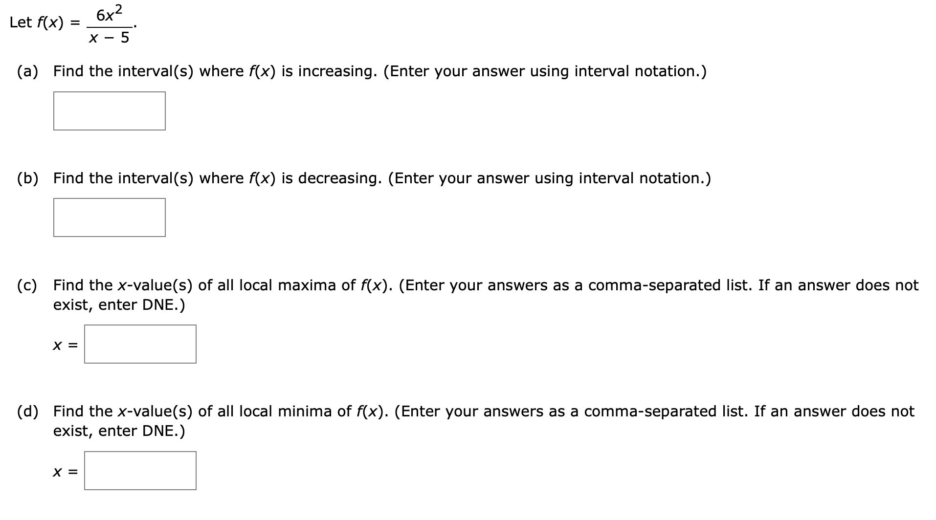 Solved Let F X X 8 X 8 2 A ﻿find The Interval S