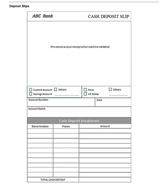 check deposit slip example