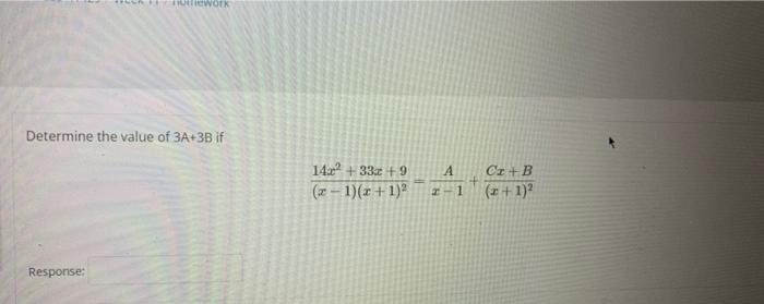 Solved WOR Determine the value of 3A+3B if А 14.2 +33 +9 | Chegg.com