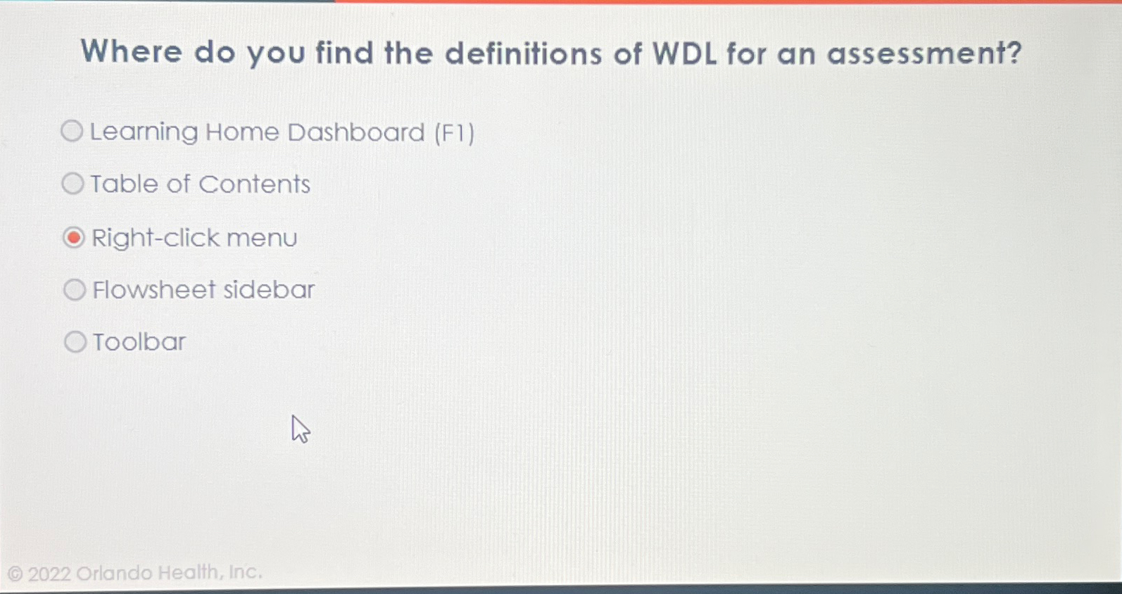 Solved Where do you find the definitions of WDL for an