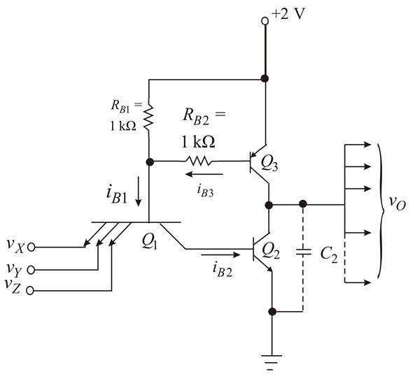 Solved: A low-power TTL logic gate with an active pnp pull-up devi ...