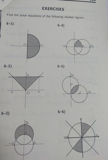 Solved EXERCISESFind the polar equations of the following | Chegg.com