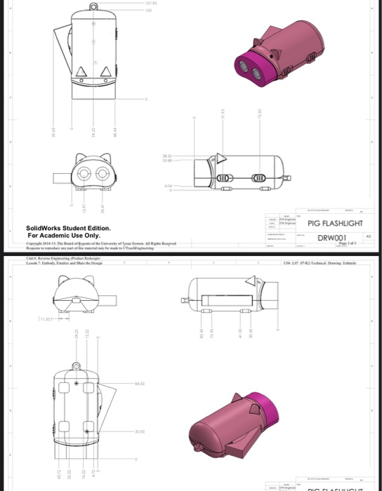 Solidworks Flashlight Project Solved can someone gove me an idea on how i need to create | Chegg.com