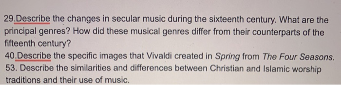 similarities between sacred and secular music