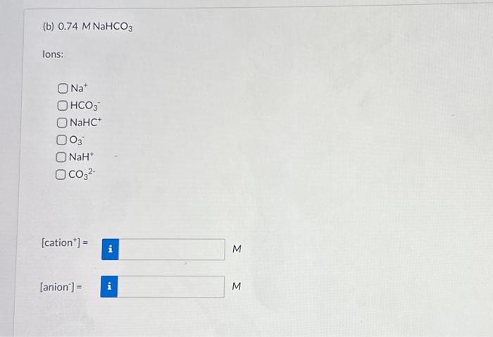 Solved Determine the molarity of each of the ions present in | Chegg.com