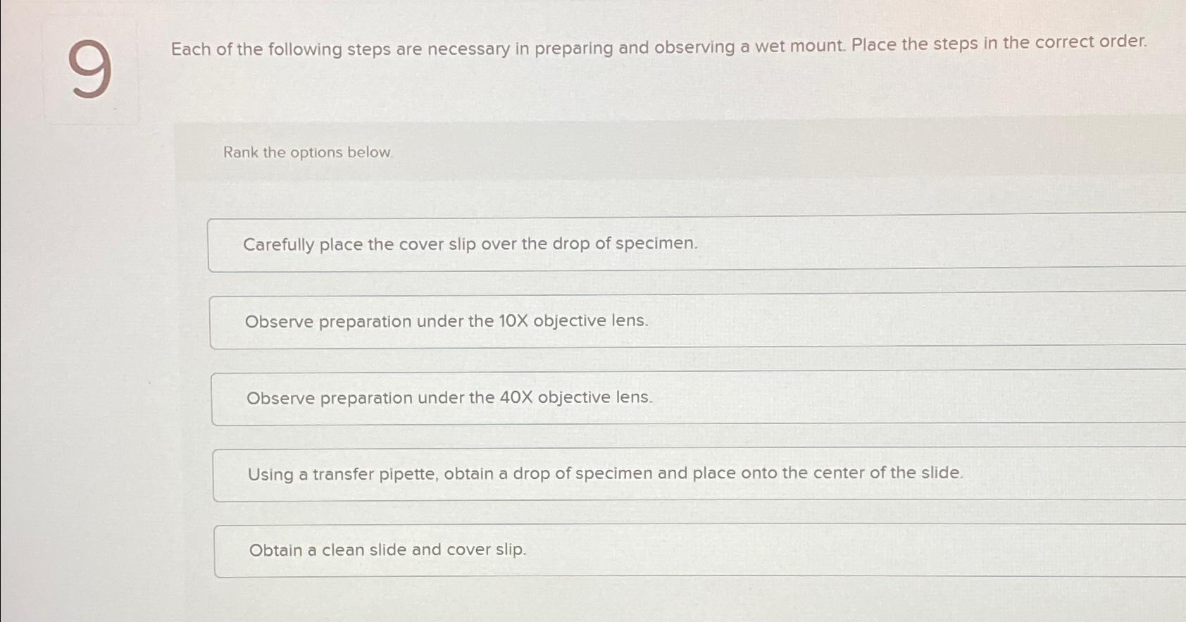 Solved Each of the following steps are necessary in