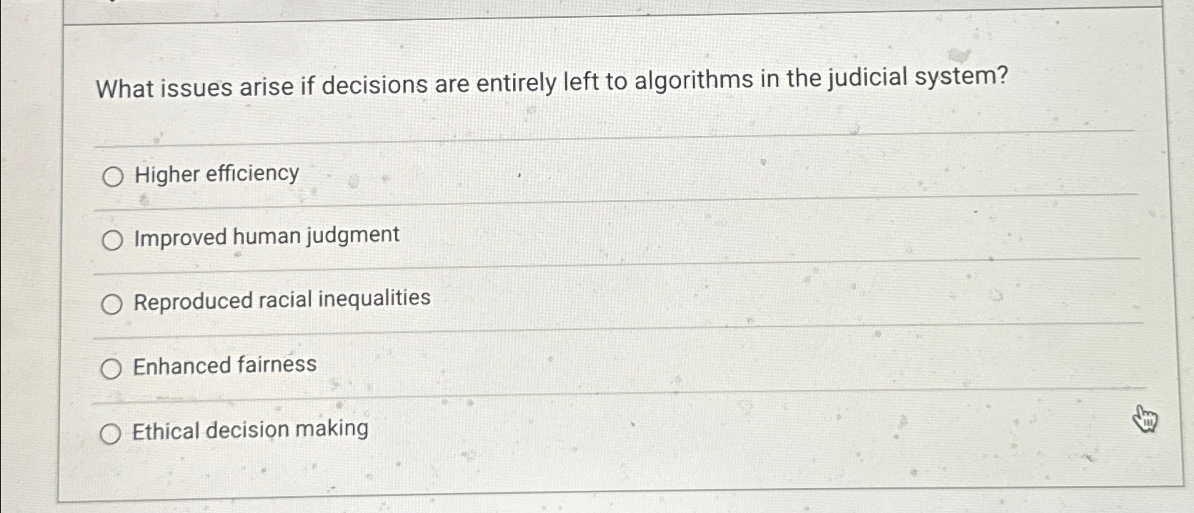 Solved What issues arise if decisions are entirely left to | Chegg.com