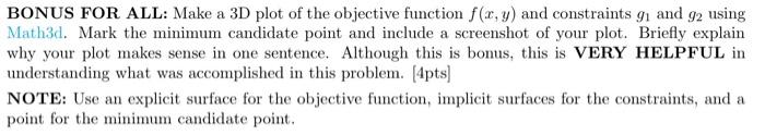 Solved Optimization problems are related to minimizing a | Chegg.com
