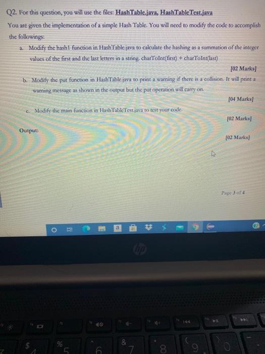 Solved Q2. For this question, you will use the files: | Chegg.com